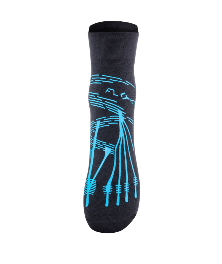 Floky wears Gymnasium for unisex black-blue fitness