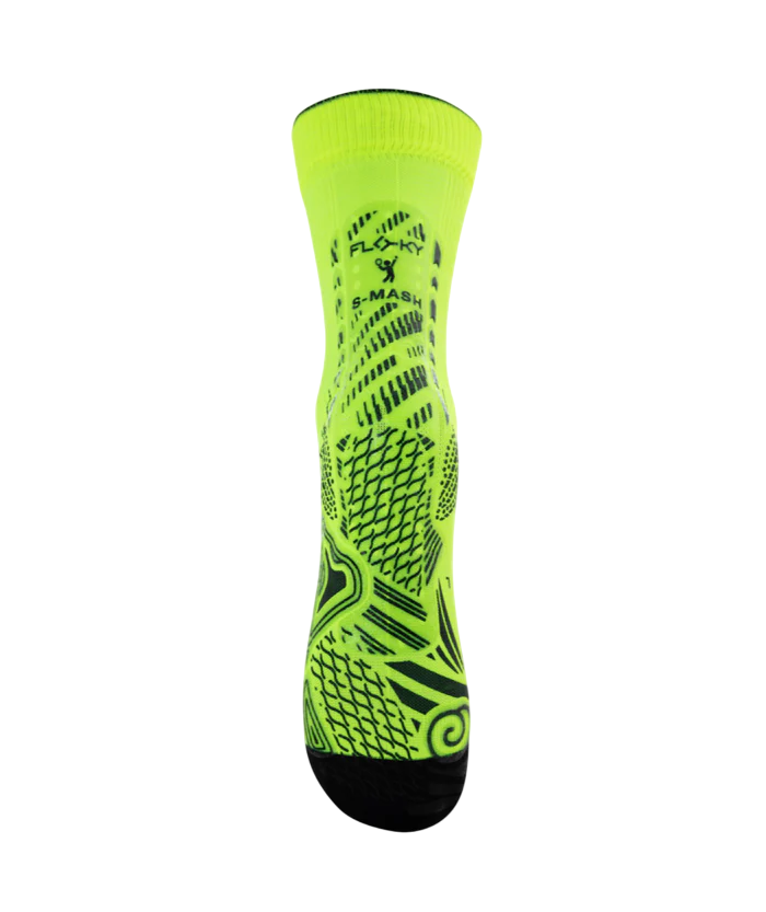 Floky S-Mash 2.0 yellow padel tennis socks