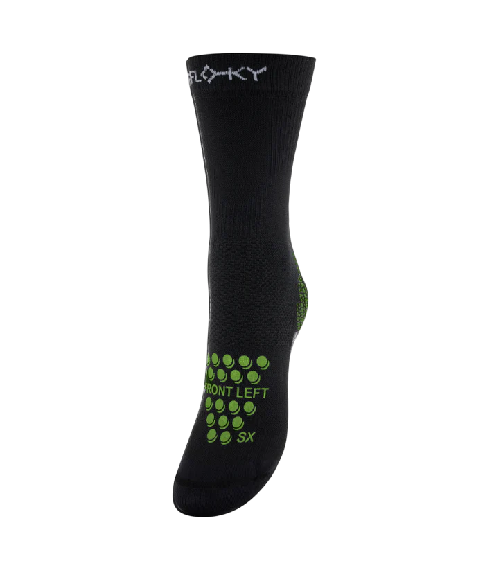 Floky S-Mash 2.0 black padel tennis socks
