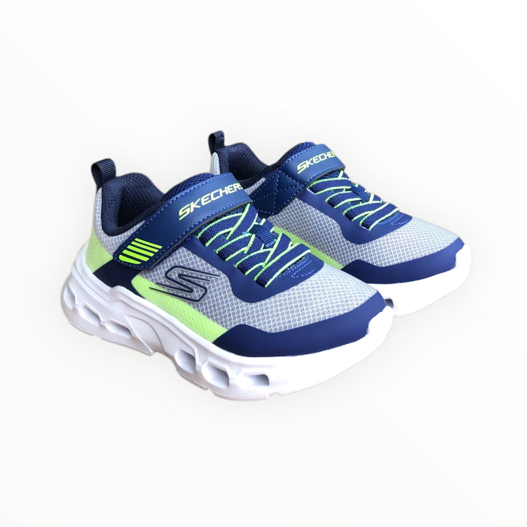 Skechers Glide-Step Drift Zor Sneaker Bambino Navy Lime - 405125L NVLM