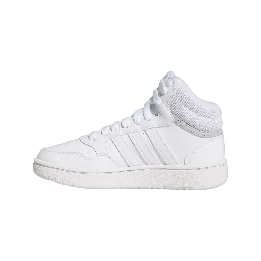 Adidas Hoops Mid 3.0 GW0401 boys' sneakers white grey