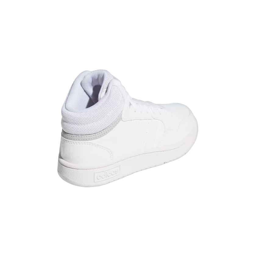 Adidas Hoops Mid 3.0 GW0401 boys' sneakers white grey
