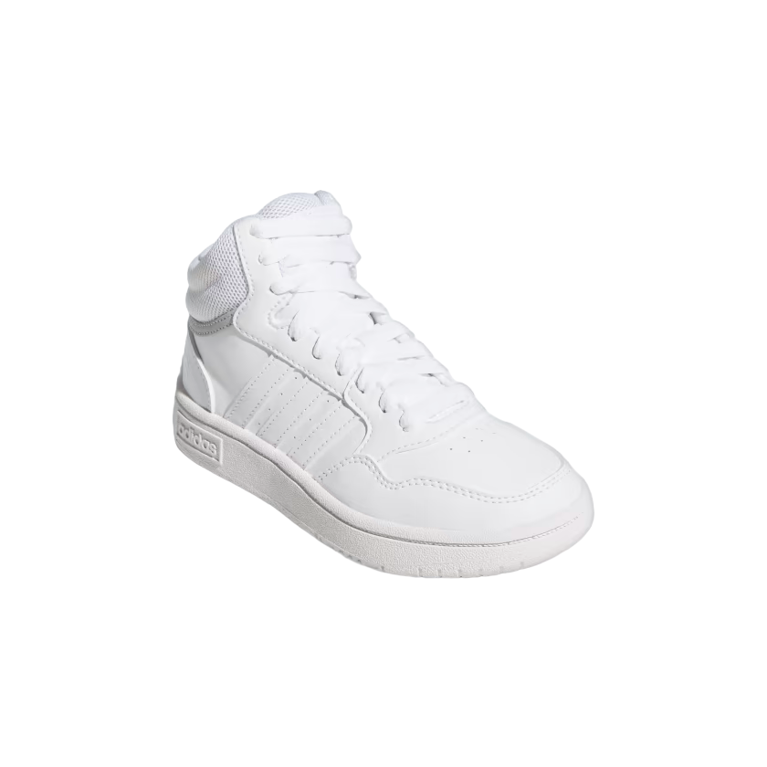Adidas Hoops Mid 3.0 GW0401 boys' sneakers white grey