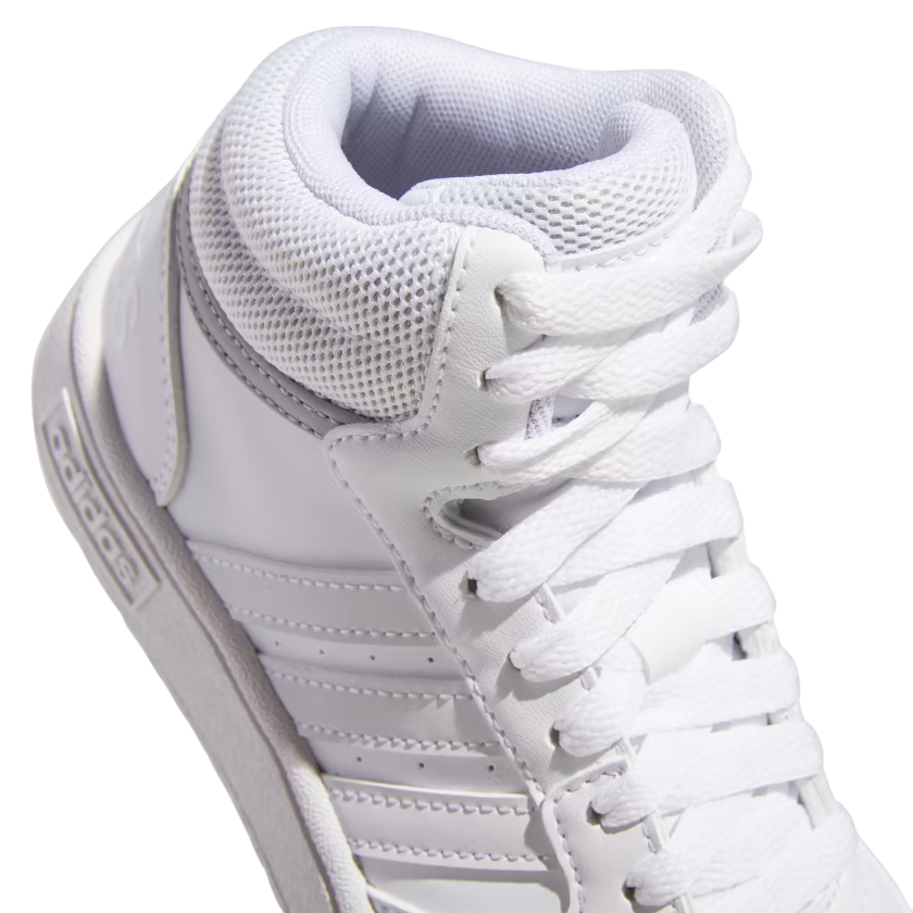 Adidas Hoops Mid 3.0 GW0401 boys' sneakers white grey