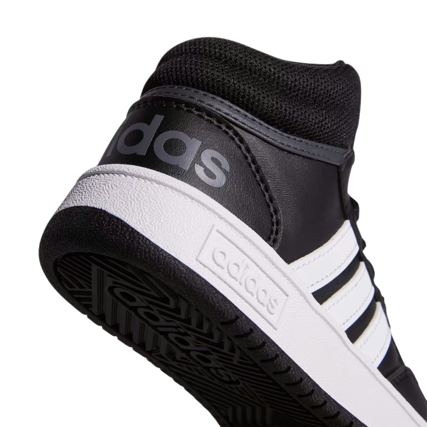 Adidas Hoops Mid 3.0 GW0402 kids' sneakers black-white