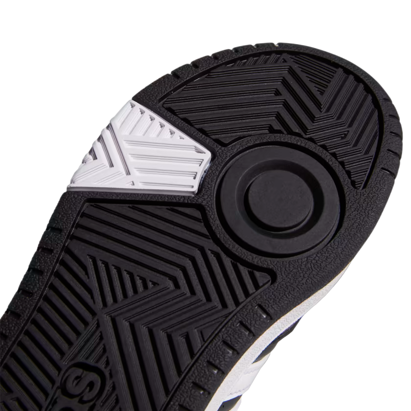 Adidas Hoops Mid 3.0 GW0402 kids' sneakers black-white