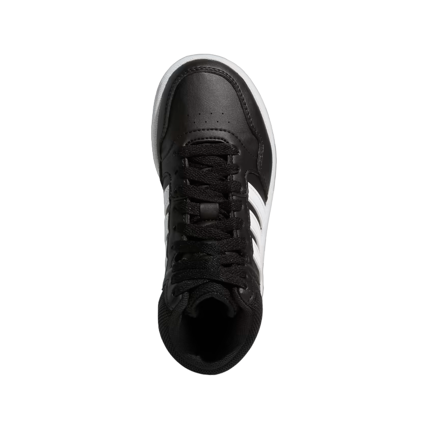 Adidas Hoops Mid 3.0 GW0402 kids' sneakers black-white