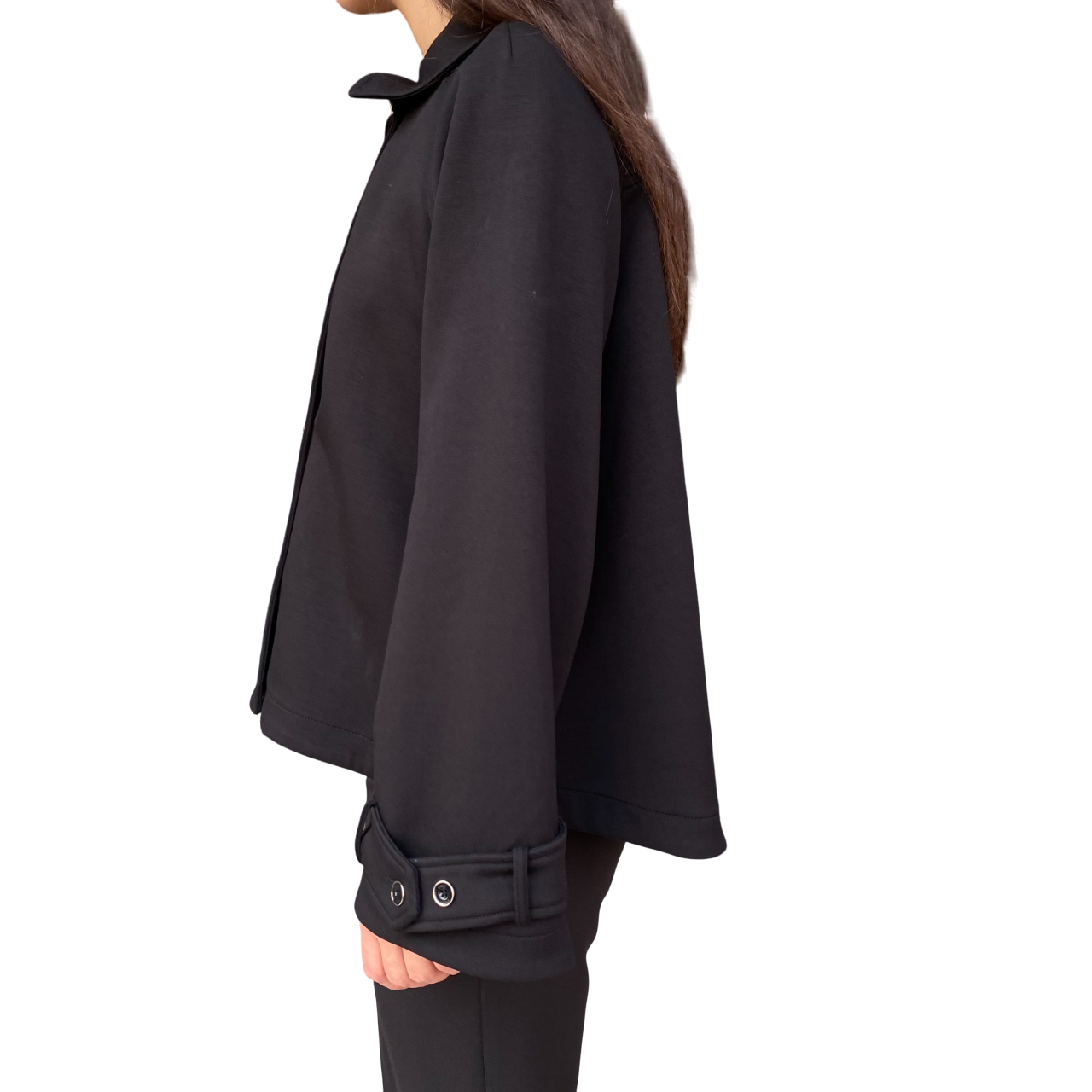 Gaudì Caban Donna Doppiopetto Nero 521BD34002 | Giacca in Cotone