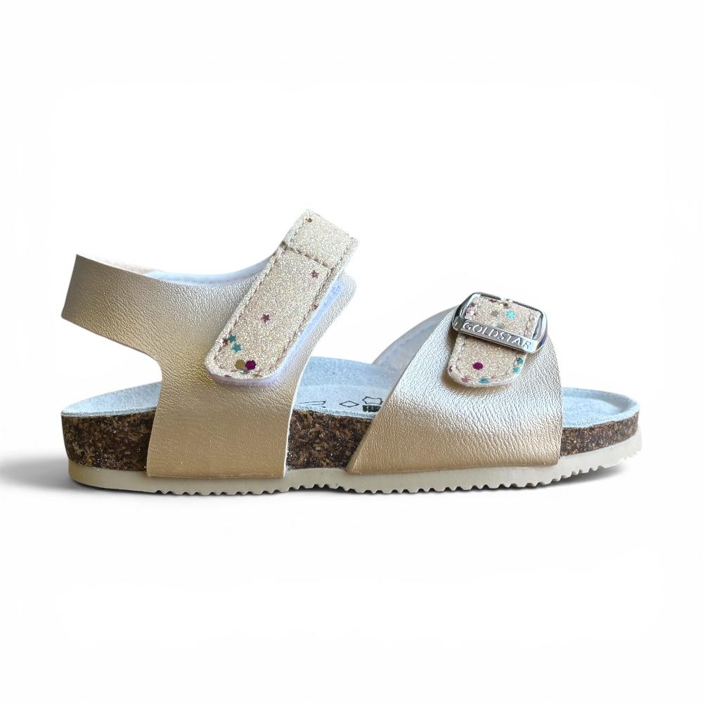 Goldstar Rafting Sandalo Bambina con Strappo Platino - GS847M