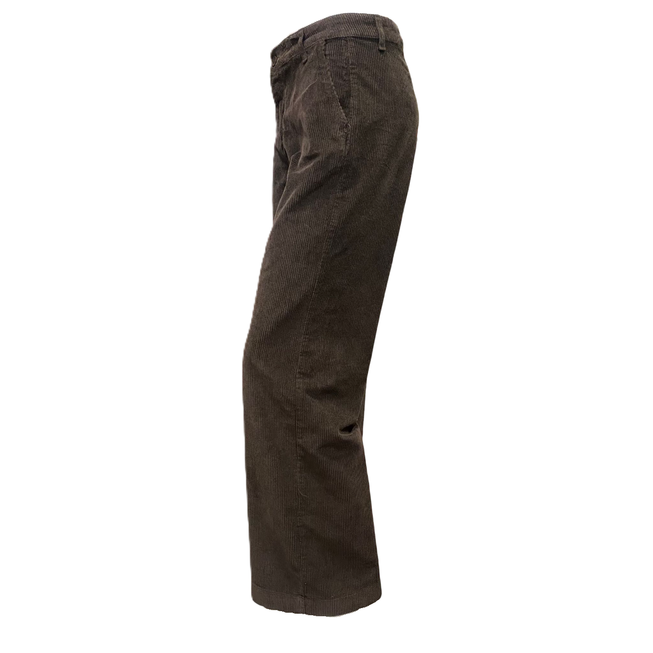 Griffai Pantalone Donna Velluto 500 righe DGF6014 Marrone – Stile Palazzo