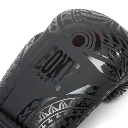 Guantoni Boxe Leone Haka 12oz Nero - Design Maori