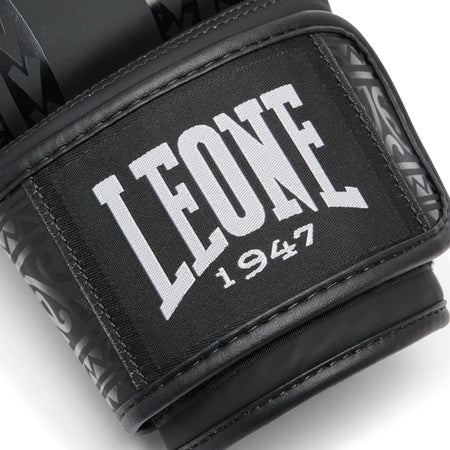 Guantoni Boxe Leone Haka 12oz Nero - Design Maori