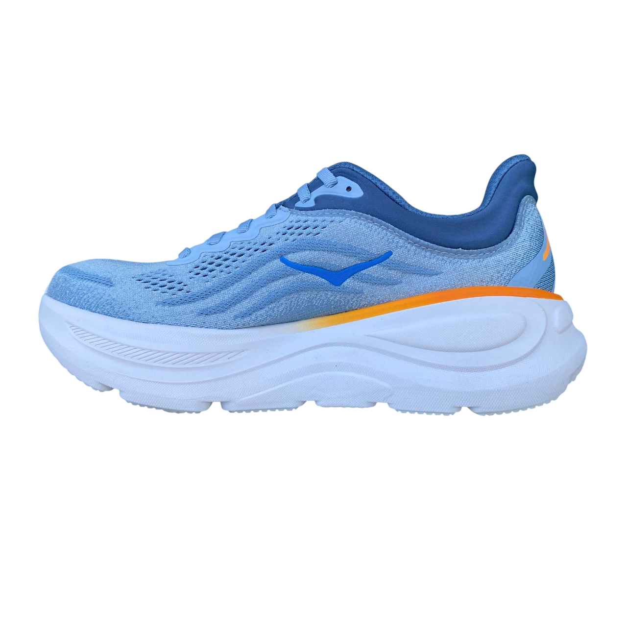 HOKA Bondi 9 1162011-DNP Celeste Grey Orange Men's Running Shoes