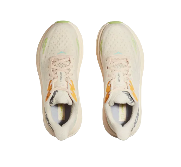 Hoka One One Clifton 9 1127896-VLS Astral Vanilla - Women's Cushioned Running Shoe