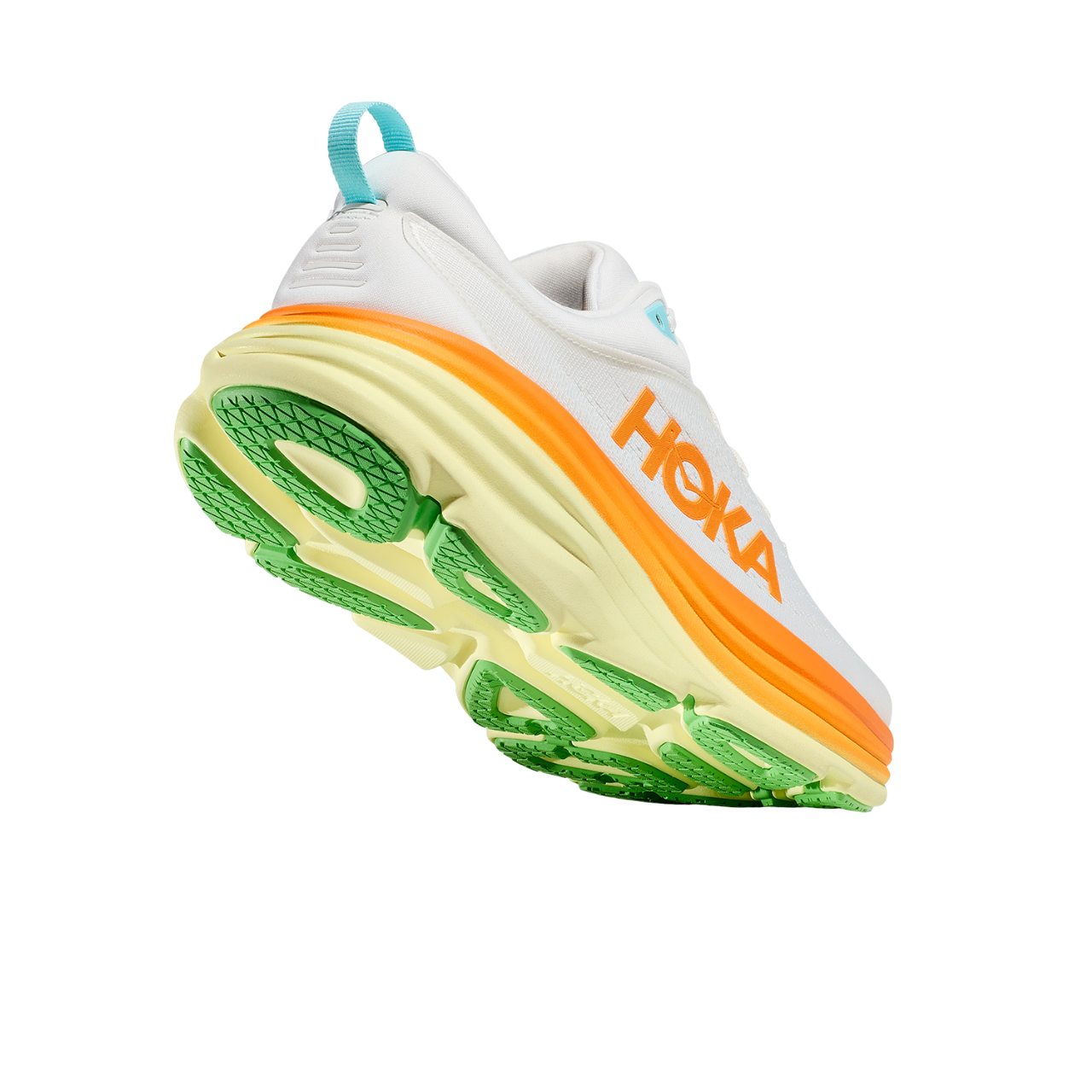 Hoka One One Bondi 8 197634062129 White Sun Men
