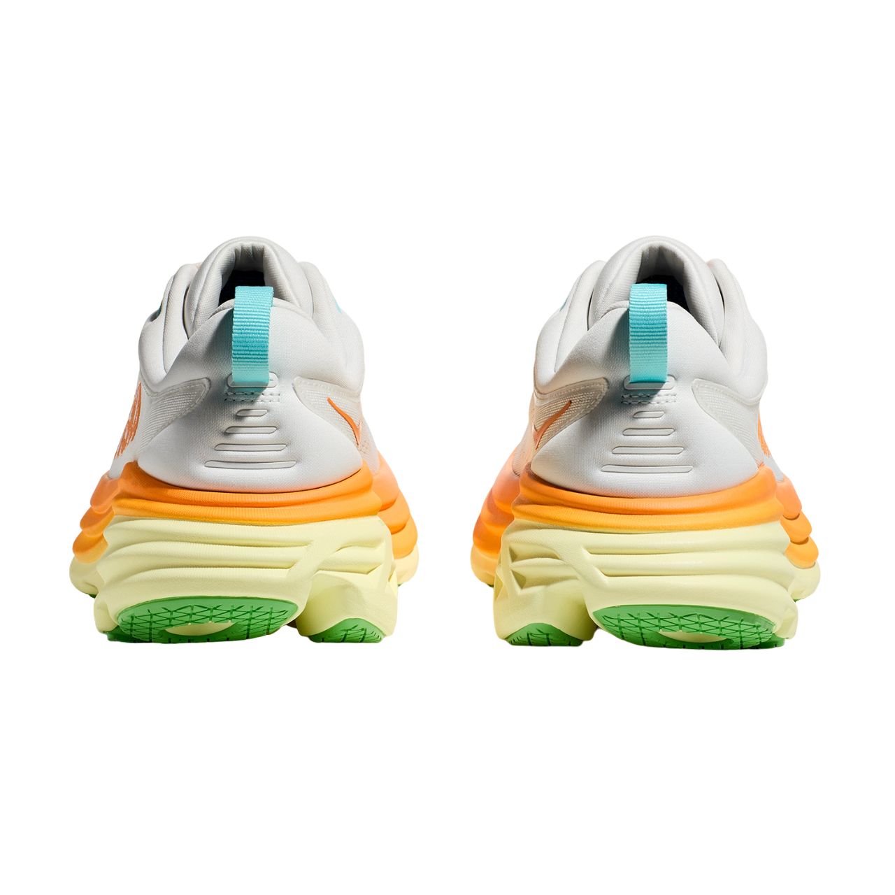 Hoka One One Bondi 8 197634062129 White Sun Men