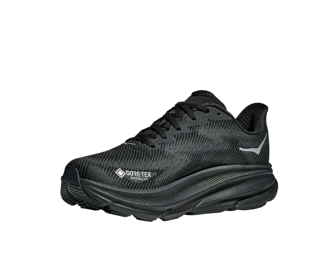 Hoka Clifton 9 GTX 1141470F/BBLC Black Men's Gore-Tex Running Shoes