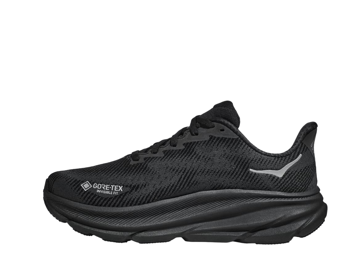 Hoka Clifton 9 GTX 1141470F/BBLC Black Men's Gore-Tex Running Shoes