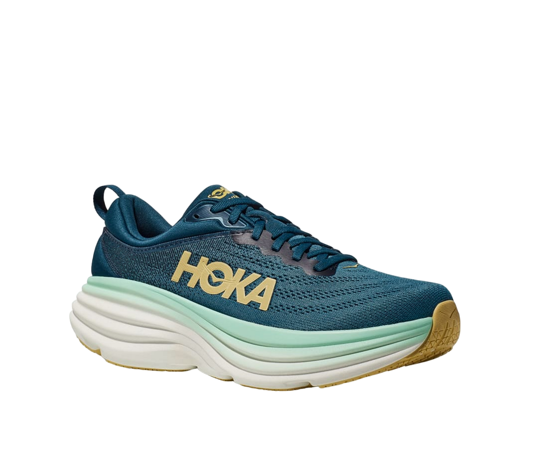 Hoka Bondi 8 Men's Maximum Cushioning Running Shoe Ocean Blue