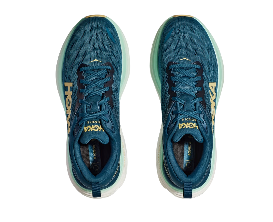 Hoka Bondi 8 Men's Maximum Cushioning Running Shoe Ocean Blue