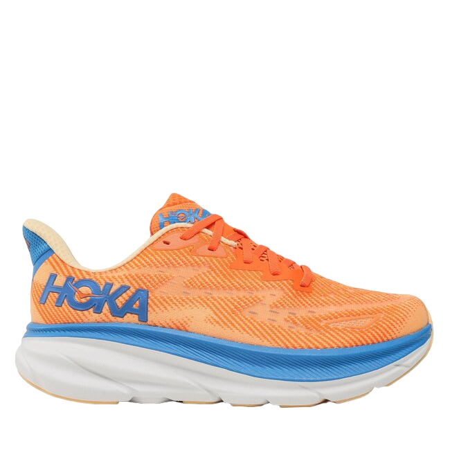 Hoka One One Clifton 9 Youth Running Shoe 1131170 VOIM Impala Orange
