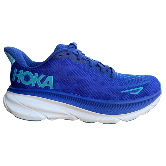 Hoka One One Women's Clifton 9 Running Shoe 1127896-BBES Blue/Celeste