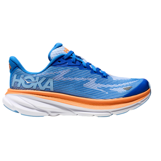 Hoka One One Clifton 9 Youth 196565185051 Coastal Sky Sustainable Kids' Running Shoe