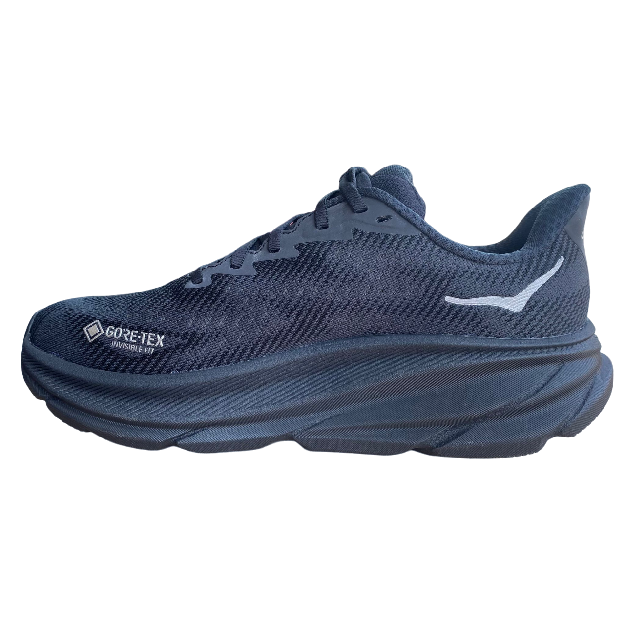 Hoka Clifton 9 GTX Men's Running Shoes Gore-Tex Waterproof Black 1141470-BBLC