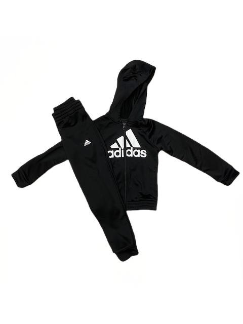 Adidas Kids' Polyester Tracksuit DV0842 black
