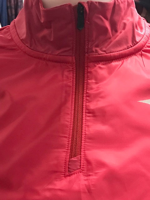 Mizuno Women's Active Hybrid Dry Ls Hz Half Zip Running Technical Top J2GC1714 61 Rose Red