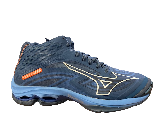 Mizuno Men's Volleyball Shoe Wave Lightning Z7 Mid V1GA225021 blue-white