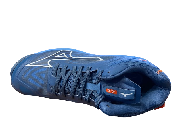 Mizuno Men's Volleyball Shoe Wave Lightning Z7 Mid V1GA225021 blue-white
