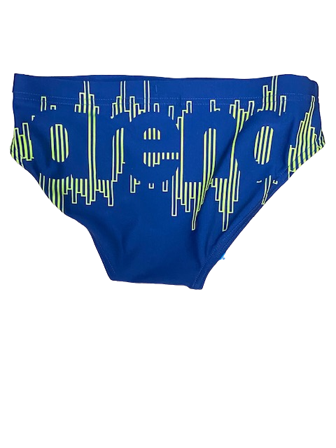 Arena Boy's Logo Swim Brief 006357 760 navy-soft green