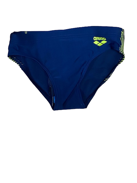 Arena Boy's Logo Swim Brief 006357 760 navy-soft green