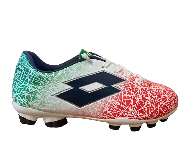 Boy's Tricolor Football Boot LZG VIII 700 FGT S7163 white-blu avi