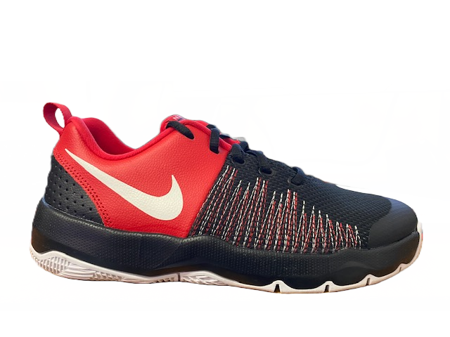 Nike Team Hustle Quick 922680 002 Boys' Basketball Shoe Red Black