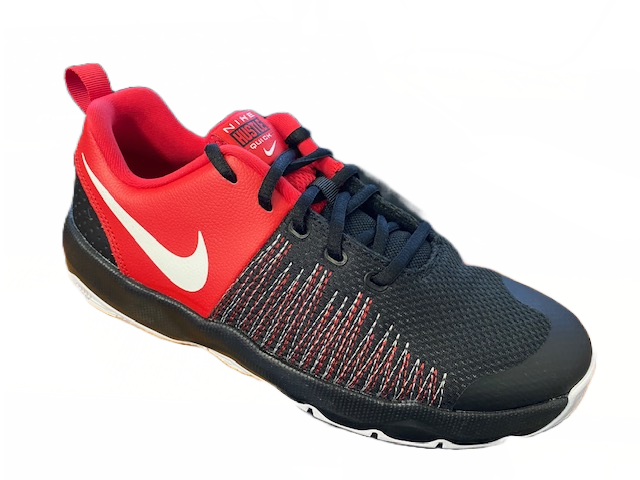 Nike Team Hustle Quick 922680 002 Boys' Basketball Shoe Red Black