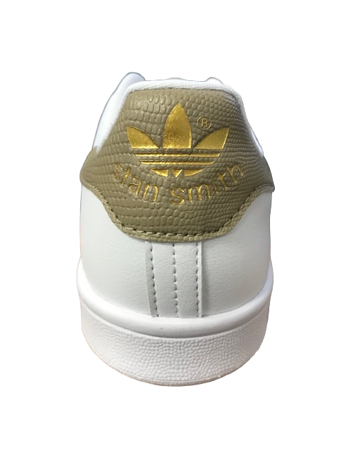 Adidas Originals Women's Stan Smith W Low Top Sneakers GV7584 Primegreen cloud white-hemp-gold metallic