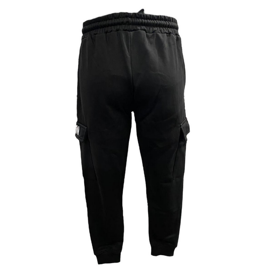 Icon Pantalone Uomo Jogger Felpa Nero ICUF2W6P002 – Casual, Confortevole e Funzionale
