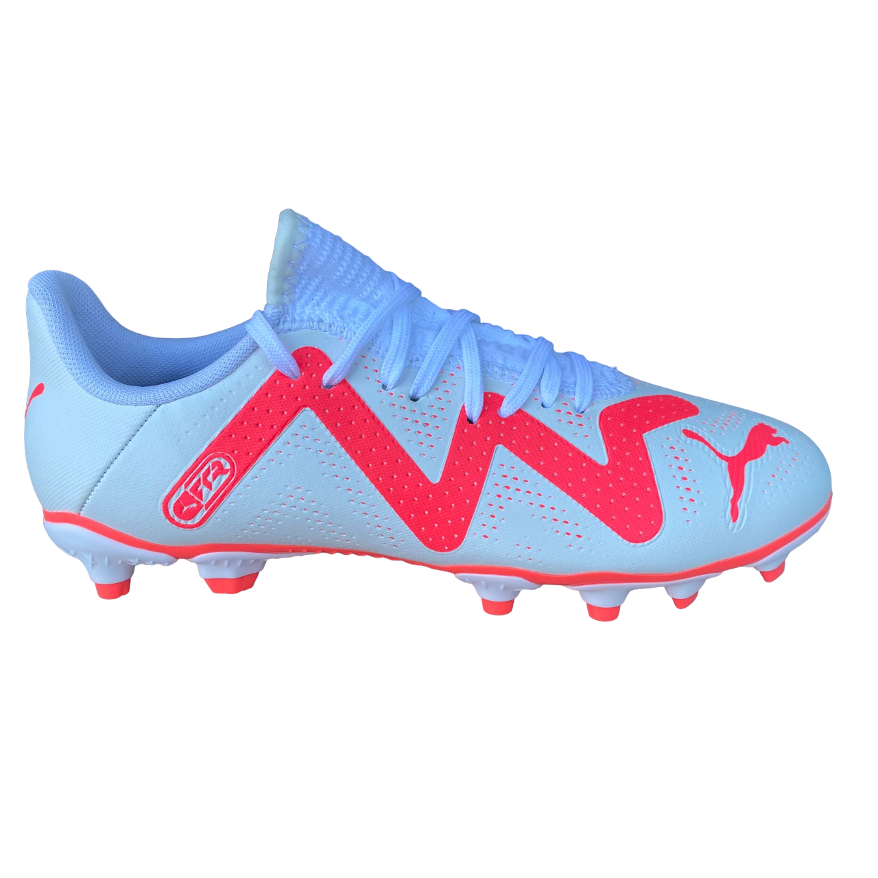 Puma Boy's Football Boot Future Play FG/AG 107388 01 white-orchid