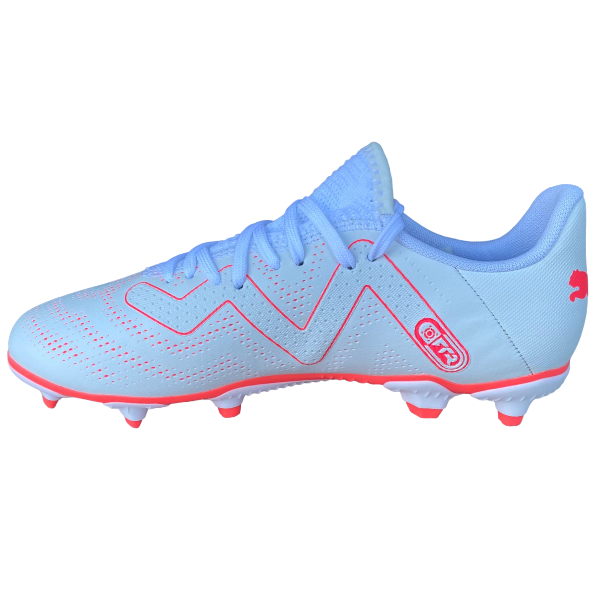 Puma Boy's Football Boot Future Play FG/AG 107388 01 white-orchid