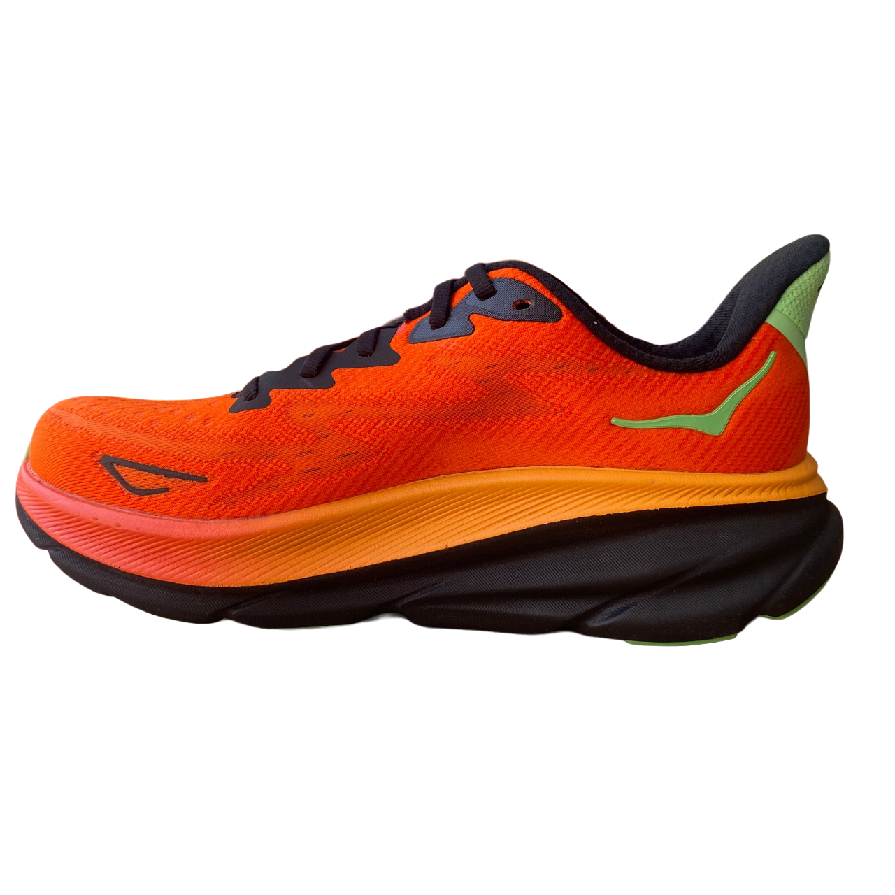 Hoka One One Men's Clifton 9 Running Shoe 1127895/FVOR Red-Orange