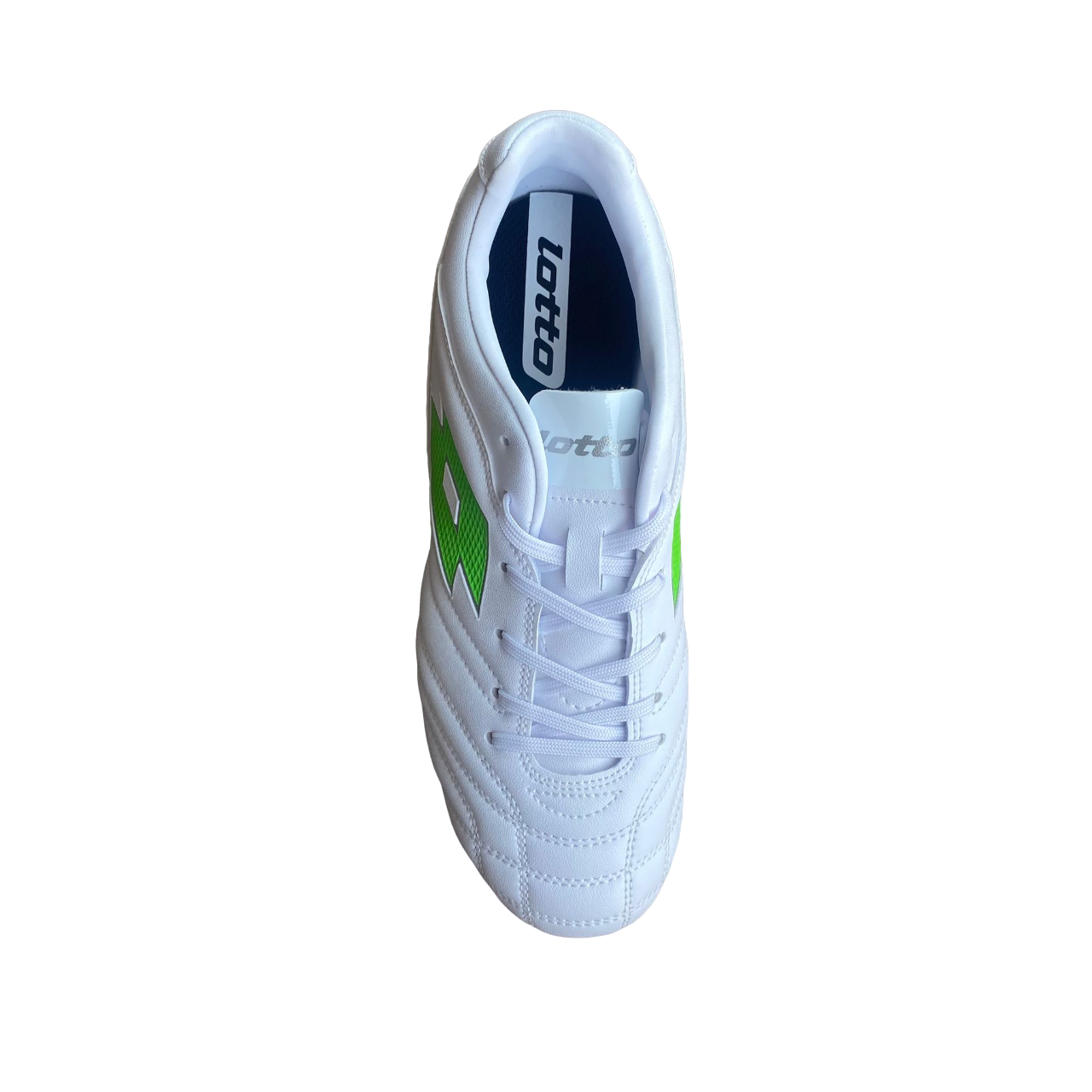 Lotto Boy's Football Boot Stadio 705 FG 219547 1NJ White-Green