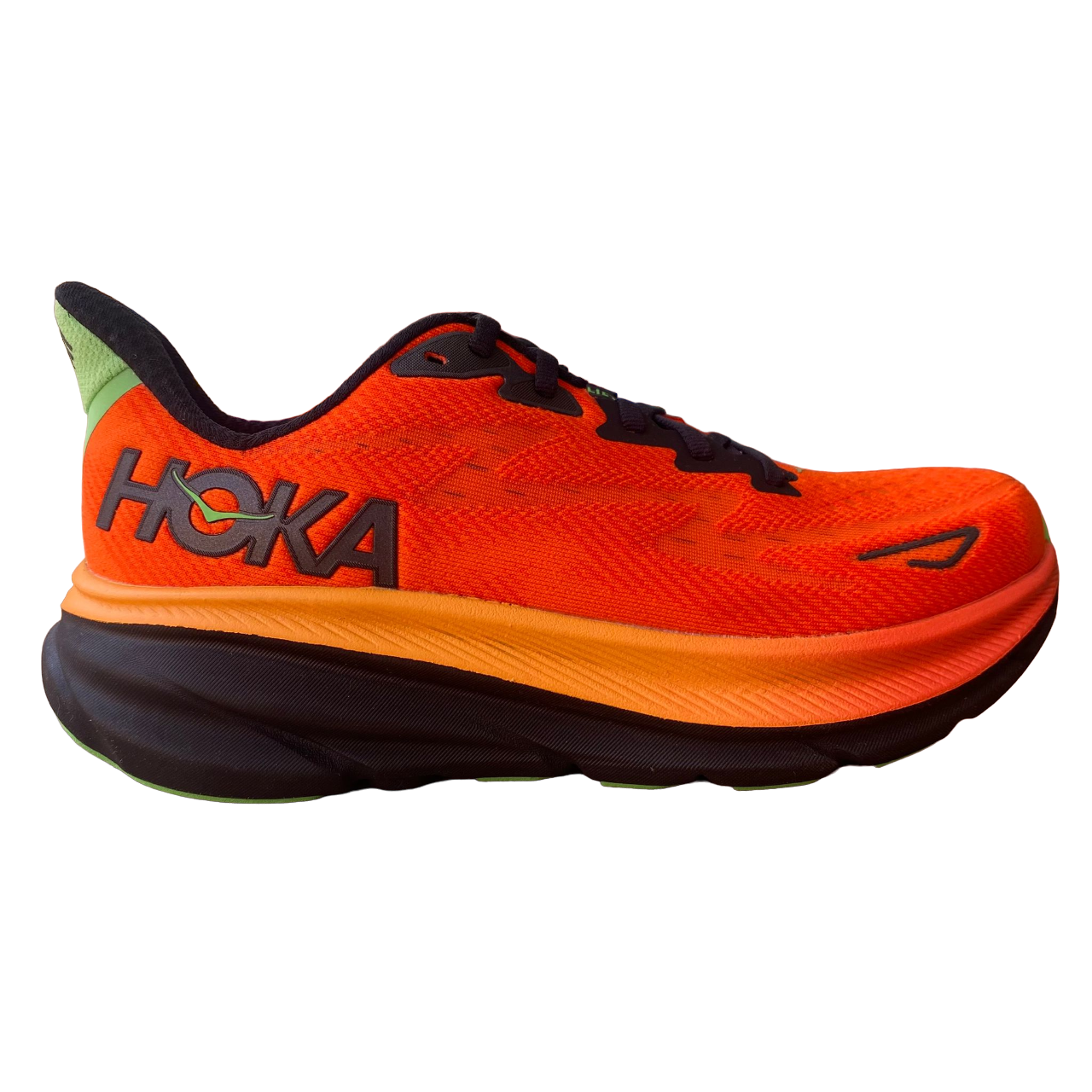 Hoka One One Men's Clifton 9 Running Shoe 1127895/FVOR Red-Orange
