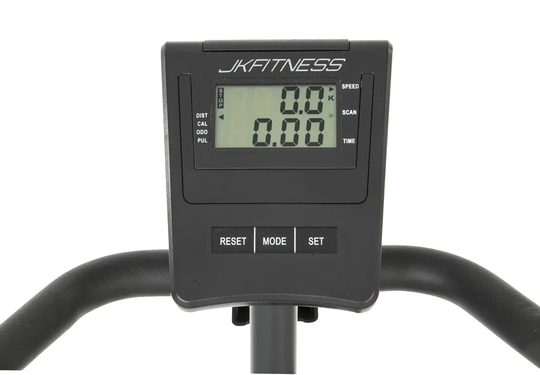 JK Fitness Magnetic Exercise Bike JK217 with 6 kg Flywheel, Black
