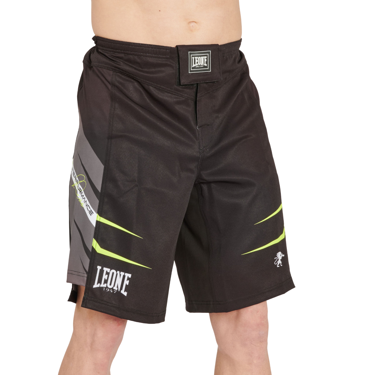 Leone MMA Shorts Revo AB957F black-fluo