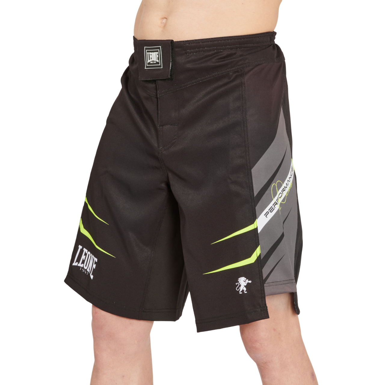 Leone MMA Shorts Revo AB957F black-fluo