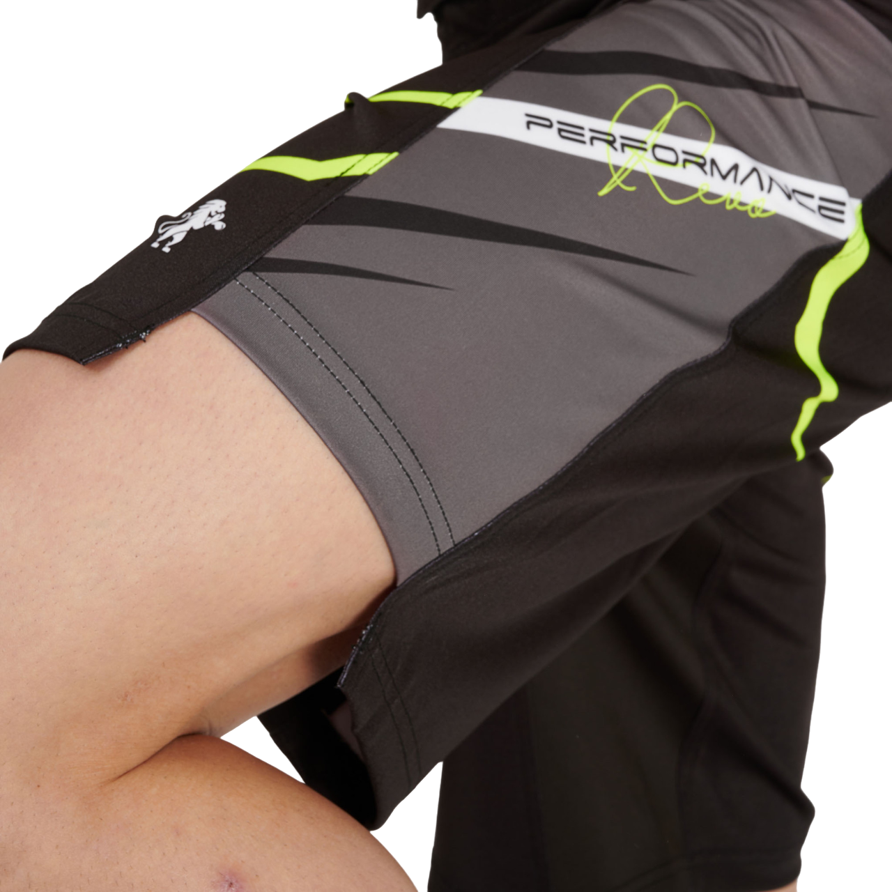 Leone MMA Shorts Revo AB957F black-fluo