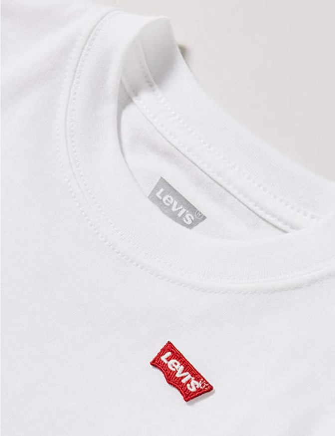 Levi's Kids maglietta manica corta da bambino Batwing Chest Hit 8EA100-001 bianco
