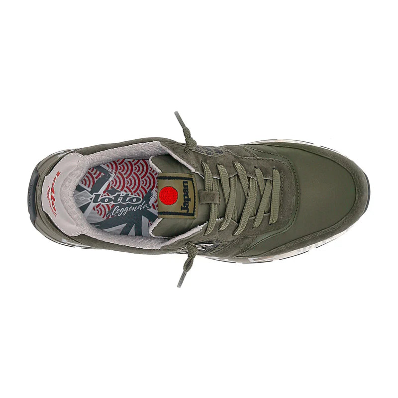 Lotto Leggenda Tokyo Ginza Shaded Lifestyle Sneakers Uomo Verde - 223627 948